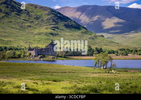 Castello di Kilchurn sul Loch Awe, Argyll e Bute, Scozia Foto Stock