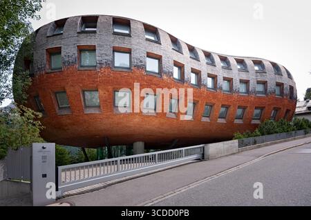 Svizzera, St. Moritz, Chesa futura, Future House di Norman Foster Architect data 2004 Foto Stock