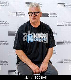Edimburgo, Scozia, Regno Unito, 13 agosto 2025. Edinburgh International Book Festival: Mark Kermode è oggi al festival del libro. Crediti: Sally Anderson/Alamy Live News Foto Stock