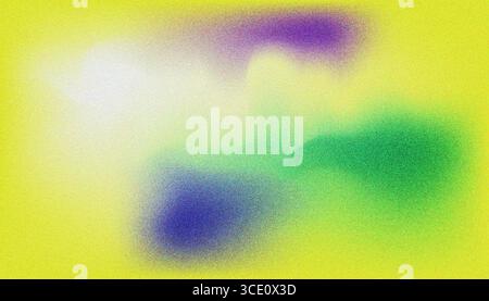 Mescola un'immagine di sfondo granulosa con sfumature rumorose e colorate. Illustrazione Vettoriale