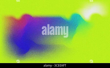 Mescola un'immagine di sfondo granulosa con sfumature rumorose e colorate. Illustrazione Vettoriale