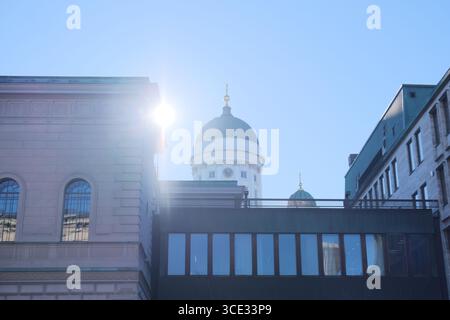 La cattedrale, di Carl Ludvig Engel, è diventata il simbolo di tutta Helsinki Foto Stock