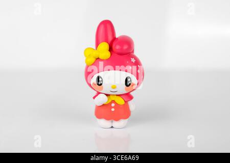 My Melody Toy di Sanrio – Galles, Regno Unito – 28 luglio 2025 Foto Stock