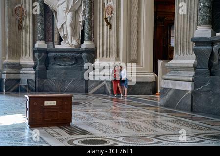 Basilica di San Giovanni in Laterano chiesa neoclassica e barocca a Roma, Italia Foto Stock