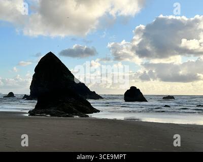 Cannon Beach, OREGON, 2024 aprile Foto Stock
