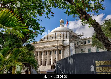 San Juan, Porto Rico - 26 marzo 2024: Capitolio de Puerto Rico a San Juan, Porto Rico Foto Stock