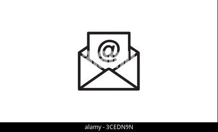 Icona di posta elettronica Illustrazione Vettoriale