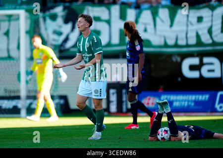 Viborg, Danimarca. 17 agosto 2025. Superligakampen mellem Viborg FF og Silkeborg IF paa Energi Viborg Arena i Viborg soendag den 17. agosto 2025 credito: Ritzau/Alamy Live News Foto Stock