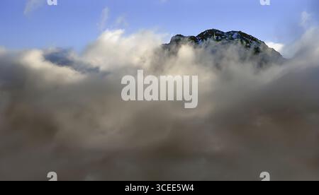 Tryfan in un calderone della cucina del Diavolo Foto Stock