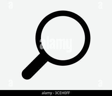 Icona del profilo di ricerca lente di ingrandimento Lookup ingrandimento ingrandimento della scala ingrandimento della ricerca ricerca aspetto del detective Spy Symbol Sign Illustrazione Vettoriale