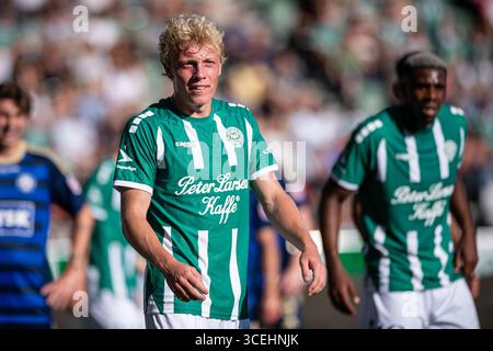 Viborg, Danimarca. 17 agosto 2025. Hjalte Bidstrup (26) del Viborg FF visto durante il 3F Superliga match tra Viborg FF e Silkeborg IF all'Energi Viborg Arena di Viborg. Credito: Gonzales Photo/Alamy Live News Foto Stock