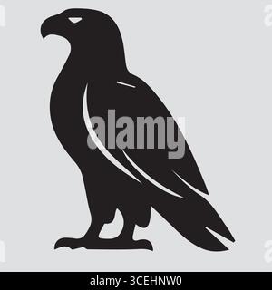 Gli uccelli bianchi e neri Illustrazione Vettoriale