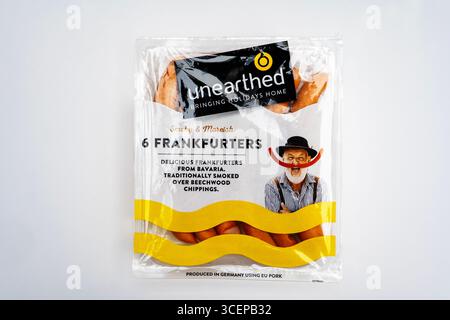 Frankfurter dissotterrati Foto Stock