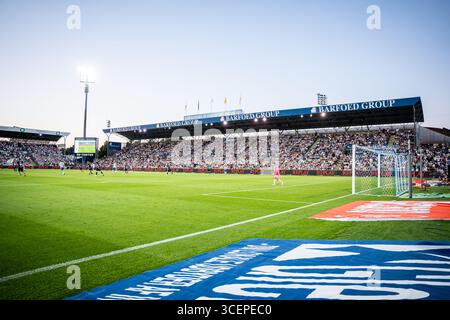 Odense, Danimarca. 18 agosto 2025. Il Nature Energy Park visto durante il 3F Superliga match tra Odense BK e Aarhus GF a Odense. Credito: Gonzales Photo/Alamy Live News Foto Stock