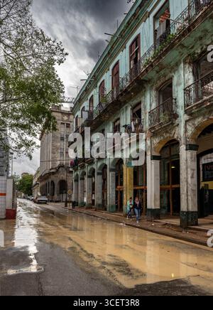 Nel centro storico di l'Avana Foto Stock