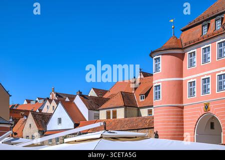 Baviera : tetti di Donauwörth Foto Stock