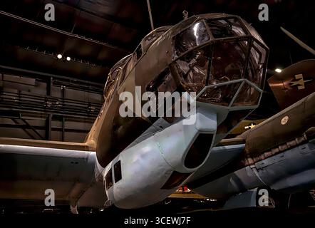 Junkers JU-88 al museo USAF di Dayton, Ohio Foto Stock