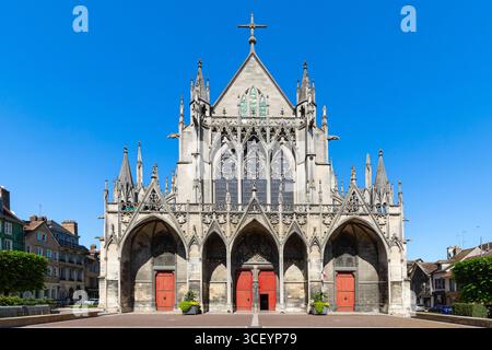 Saint-Urbain de Troyes, una basilica principale della città, Troyes, Aube, Francia Foto Stock