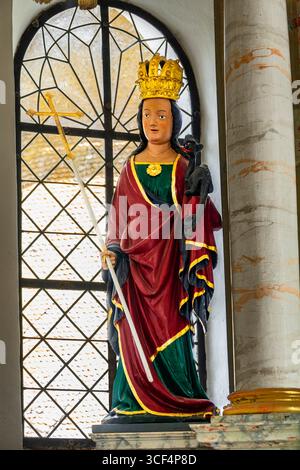 Cappella di Santa Margaretha nel quartiere Margarethen di Sonthofen. Santa Margherita d'Antiochia. Foto Stock