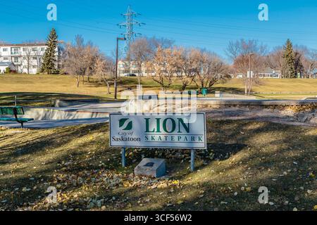 Victoria Park si trova nei quartieri Riversdale e King George di Saskatoon. Foto Stock