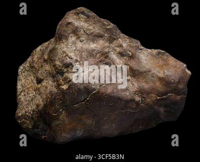 Adams County Meteorite, Stony, Coronrite ordinaria (H5), Adams County, Colorado, STATI UNITI Foto Stock