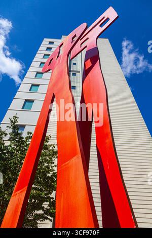Scultura al Vancouver General Hospital di Martha Sturdy donata nel dicembre 2007 Foto Stock