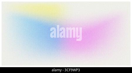 Arte astratta eterea caratterizzata da una miscela luminosa di magenta vibrante e giallo luminoso. I colori fluidi e fluidi creano un ambiente dinamico e moderno Illustrazione Vettoriale
