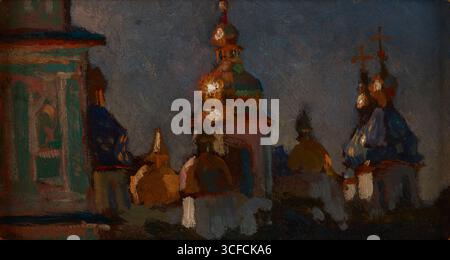 Chiesa ortodossa di Santa Sofia a Kiev, 1903. Foto Stock