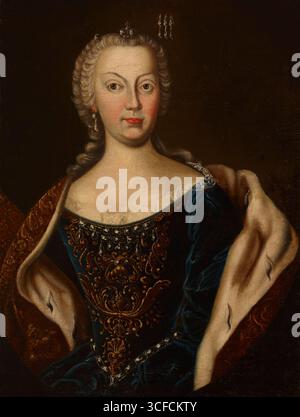 Ritratto di Maria Leszczynska (1703-1768), regina di Francia, intorno alla metà del XVIII secolo. Foto Stock