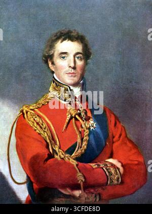 Ritratto di Arthur Wellesley (1769-1852), i duca di Wellington, 1814 (olio su tela) artista Lawrence, Sir Thomas (1769-1830) - Sir Thomas Lawrence posizione Apsley House, The Wellington Museum, Londra, UK ©TopFoto Foto Stock