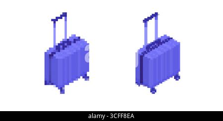 Gatti vintage pixel art in stile di gioco rétro per un design accattivante Illustrazione Vettoriale