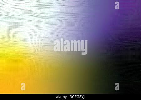 Sfondo sfumato tratteggiato astratto con transizioni di colore vibrante. Illustrazione Vettoriale