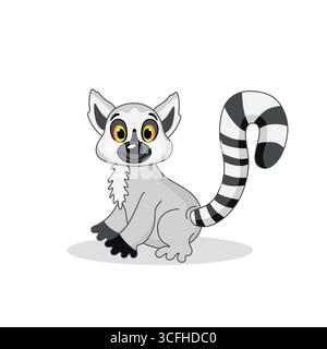 Simpatici personaggi cartoni animati cartoni animati illustrazione vettoriale per bambini Illustrazione Vettoriale