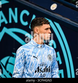 Etihad Stadium, Manchester, Regno Unito. 23 agosto 2025. Premier League Football, Manchester City contro Tottenham Hotspur; Phil Foden del Manchester City Credit: Action Plus Sports/Alamy Live News Foto Stock
