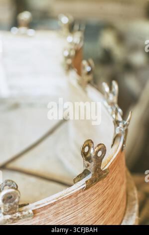 Alegre Guitar Factory, fabbrica di chitarre fatte a mano a lapu lapu, città delle Filippine Foto Stock