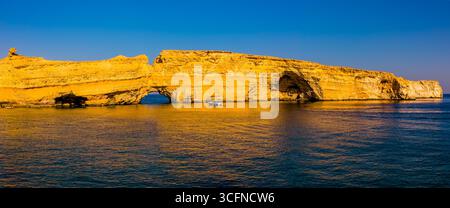 Bandar al Jissah Arch in Oman Foto Stock