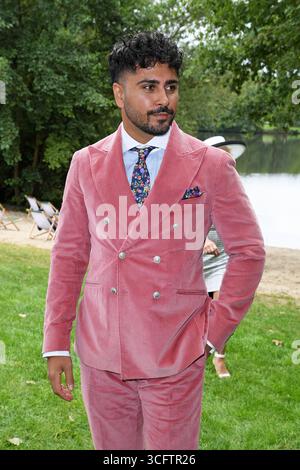 Amir Hosseiny beim AUDI ASCOT RENNTAG 2025 auf der Galopprennbahn Neue Bult ad Hannover AM 24.08.2025 *** Amir Hosseiny all'AUDI ASCOT RENNTAG 2025 all'ippodromo Neue Bult di Hannover il 24 08 2025 Foto Stock