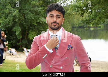 Amir Hosseiny beim AUDI ASCOT RENNTAG 2025 auf der Galopprennbahn Neue Bult ad Hannover AM 24.08.2025 *** Amir Hosseiny all'AUDI ASCOT RENNTAG 2025 all'ippodromo Neue Bult di Hannover il 24 08 2025 Foto Stock
