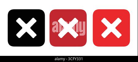 Icone di selezione moderne per l'illustrazione vettoriale delle liste di controllo digitali Illustrazione Vettoriale