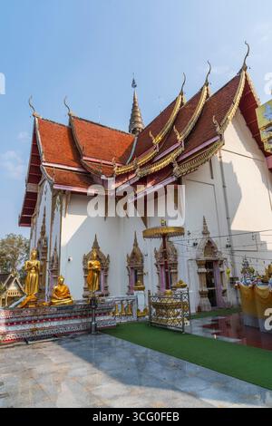 Tempio di Phra That Doi Kham vicino a Chiang mai in Thailandia Foto Stock