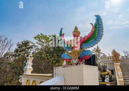 Tempio di Phra That Doi Kham vicino a Chiang mai in Thailandia Foto Stock