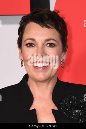 New York, New York, Stati Uniti. 25 agosto 2025. Olivia Colman alla Roses New York Premiere il 25 agosto 2025 all'Hudson Theatre di New York. Crediti: Mpi099/Media Punch/Alamy Live News Foto Stock