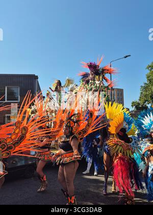 Notting Hill Carnival 2025, Londra, Regno Unito Foto Stock