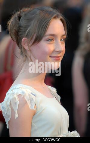 Saoirse Ronan alla premiere britannica di "Atonement" all'Odeon Leicester Square di Londra - 4 settembre 2007 Foto Stock