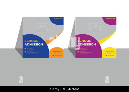 Progettazione post sui social media Illustrazione Vettoriale