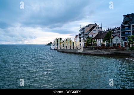 Lungomare di Friedrichshafen sul Lago di Costanza Foto Stock