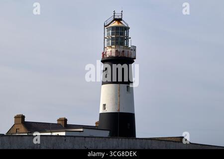 il faro dell'isola tory insegna un tsolais contea dell'isola tory donegal repubblica d'irlanda Foto Stock