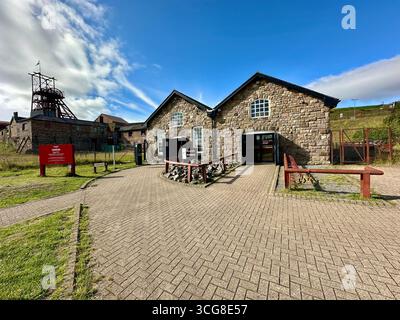 Ingresso al Big Pit National Coal Museum Foto Stock
