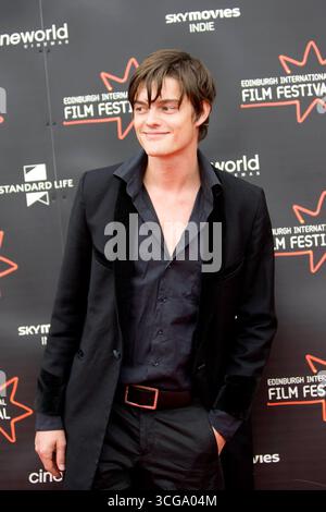 Sam Riley alla premiere di "Control" al 61° Edinburgh International Film Festival tenutosi al Cineworld di Edimburgo, Scozia - 17 agosto 2007 Foto Stock