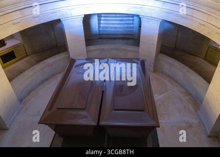 Tombe o tombe di Ulysses S. Grant e sua moglie Julia Foto Stock